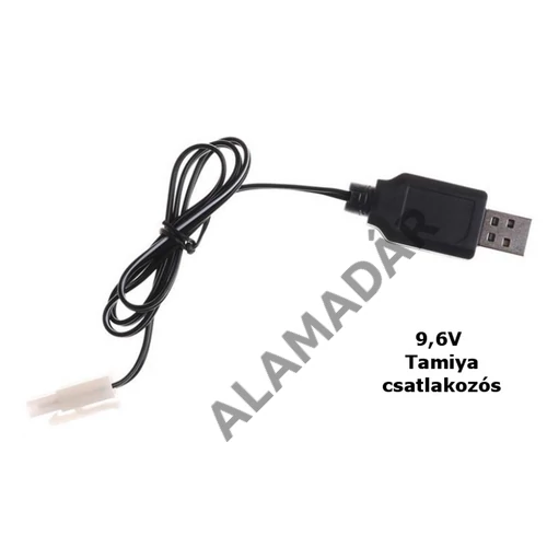 NIMH-NICD töltő 9,6V 250mAh  TAMYA csatlakozós USB