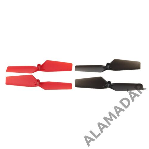 MJX X300C-09/17B- Rotor blade set black-red -  Rotorlapát szett fekete-piros