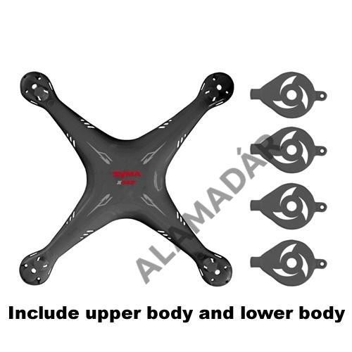 SYMA X5SC/X5SW-01A-Fuselage black -Komplett váz fekete