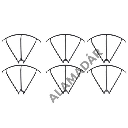 MJX X600-14B- Protecting frame guard black -  Rotorvédő szett fekete