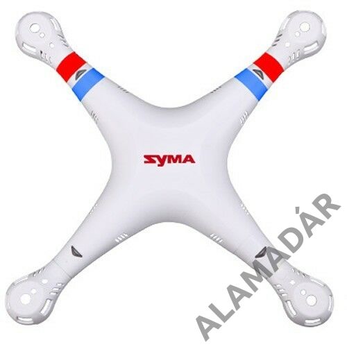SYMA X8C/X8W/X8G/X8HC/X8HW/X8HG -01-Upper body white- Felső géptest fehér