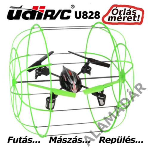 UDI U828 drón  3 in 1: MÁSZÁS, FUTÁS, REPÜLÉS