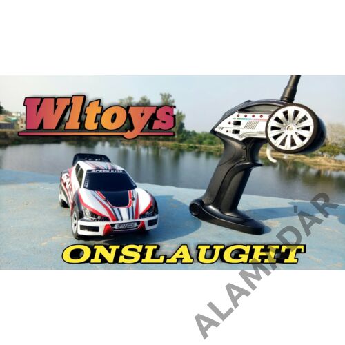WLTOYS A989 GALLOP 1:24 autó 2.4GHz távval, 2 kerék meghajtással, 25 km/h sebesességgel