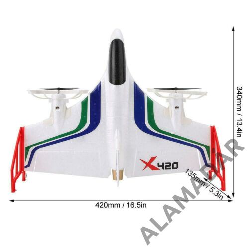 XK X420 az akrobata repülés új úttörője 2.4G 6CH 420mm 3D6G mód