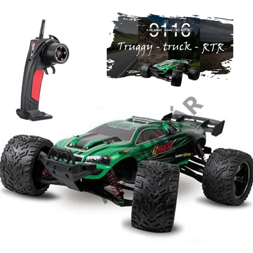 XLH Truggy +Lipo+2.4Ghz.+2WD 1:12 (proporcionális vezérléssel) 38km/h.+ zöld-fekete színű