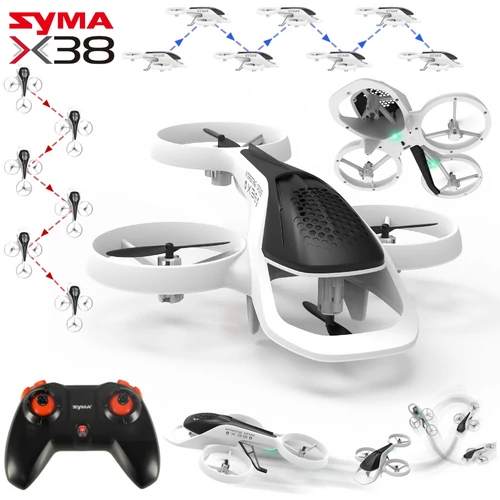 Syma X38 Avatar drón helikopter köntösben számtalan trükk képeséggel 