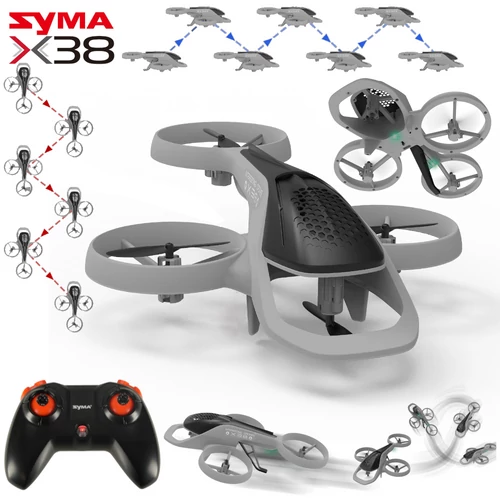 Syma X38 Avatar drón helikopter köntösben számtalan trükk képeséggel 