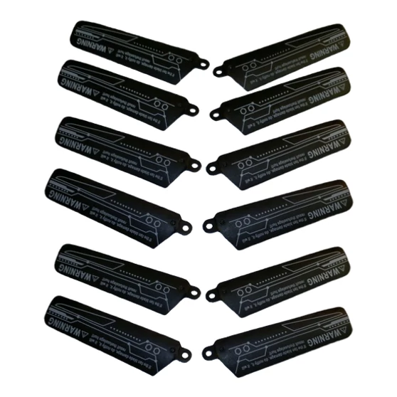 Rotorlapát szett micro heli 3ch 12 db.-os csomag