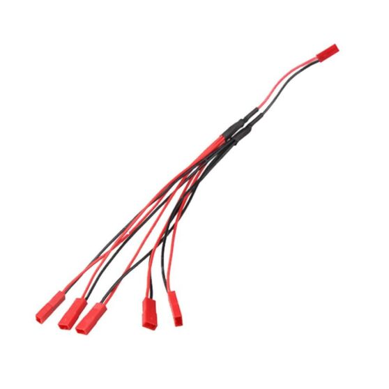 1 to 5 JST charging cable -Ötös elosztó töltőkábel