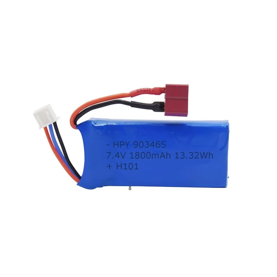 WLTOYS L969-17- Battery 7,4V 1800mAh -Akkumulátor tuning 7,4V 1800mAh T csatlakozós