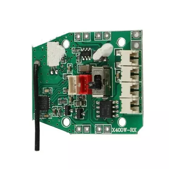 MJX X400V2-02- PCB component receiver- Vevőpanel