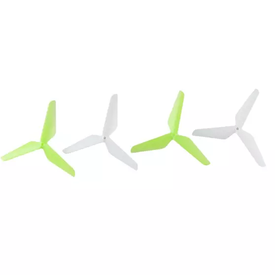 SYMA X5C/X5SC/X5SW/K300C-20B-3 sided blades white-green -Három ágú rotorlapát fehér-zöld 
