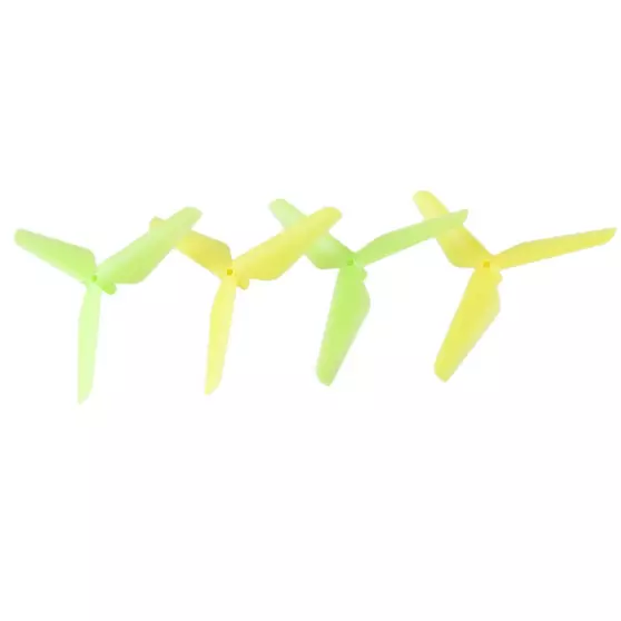 SYMA X5C/X5SC/X5SW/K300C-20C-3 sided blades yellow-green- Három ágú rotorlapát sárga-zöld 