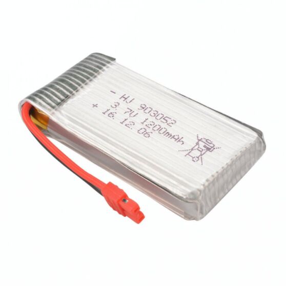 SYMA X5HC/X5HW/X5UW/X5UW-D-11-Battery 3,7V 1200mAh-Akkumulátor tuning 3,7V 1200mAh  piros csatlakozós