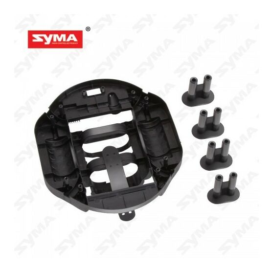 SYMA X6-07-Buttom frame -Akkumulátor tartó műanyag elem