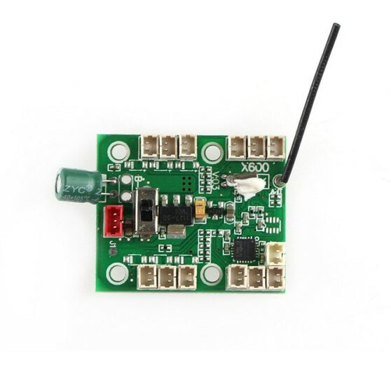 MJX X600-02- PCB component receiver- Vevőpanel