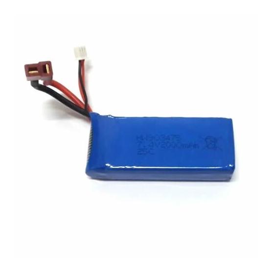 SYMA X8C/X8W/X8G/X8HC/X8HW/X8HG -18-Battery with round plug- Akkumulátor gyári banán dugós Li-Poly 7,4V 2000mAh