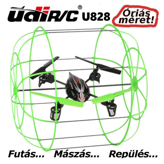 UDI U828 drón  3 in 1: MÁSZÁS, FUTÁS, REPÜLÉS