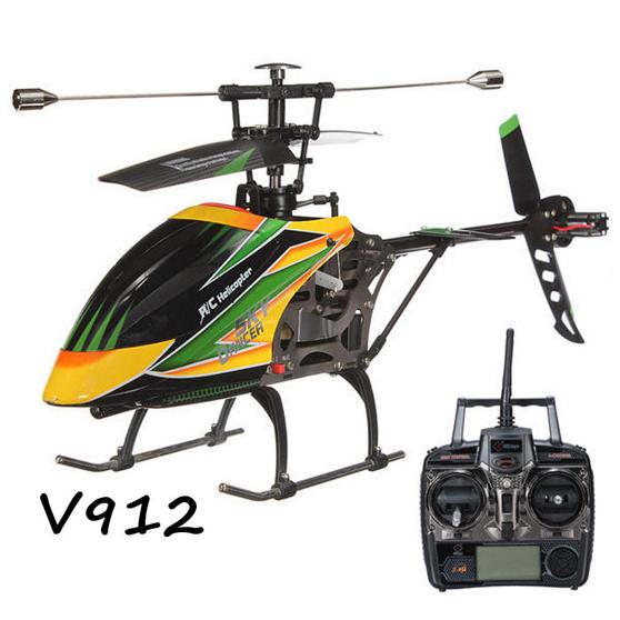 WLTOYS V912 középméretű professzionális 4 csatornás  single rotoros R/C helikopter Brushless edition