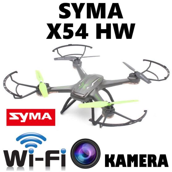 SYMA X54HW 4CH+6-tengelyes giroszkóp +FPV CAM +2,4GHz (LCD) +barometrikus szenzor