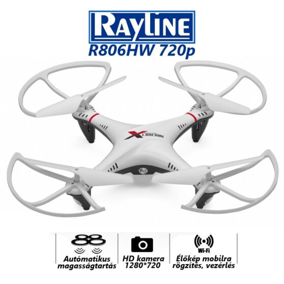 RAYLINE R806HW  Phantom X mini drón élőképes kamerával + magasságtartóval