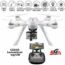 Kép 2/44 - MJX BUGS 3PRO drón 5G 8MP 1080P kamera, GPS, brushless motor, 21 perc repülési idő, 800m hatótáv