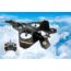 CHEERSON F2 Super Fighter hibrid drón+repülő 4 csatornás,4 tengelyes giroszkóppal,2.4GHz LCD kijelzővel