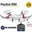 Kép 1/30 - RAYLINE R90  drón élőkép nélküli HD kamerával