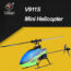 WLTOYS V911S, röpsúly mentes, 4 csatornás, 6 tengelyes giroszkóppal szerelt helikopter