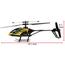 Kép 6/43 - WLTOYS V912 középméretű professzionális 4 csatornás  single rotoros R/C helikopter Brushless edition