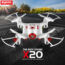 Kép 32/45 - SYMA X20 maroknyi drón automata magasság tartással és fel-le szálló funkcióval