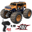 Kép 1/19 - HB BIGFOOT Hummer 2.4GHz. távval Lipo akku 1:18 méretarány sárga
