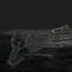 Krokodil hajó kétmotoros elektromos hajó, 2.4GHz.-es távval, Li-Po akkuval, 9-10km sebességel (300mm hosszú) Kék-fekete színű