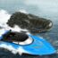 Kép 7/24 - Krokodil hajó kétmotoros elektromos hajó, 2.4GHz.-es távval, Li-Po akkuval, 9-10km sebességel (300mm hosszú) Kék-fekete színű