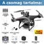 Kép 27/28 - YLr/c S116 MAX BLDC motoros drón, saját kijelző, HD+ dönthető kamera, opt. szenzor, 360° érzékelő, hordótáska