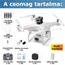 Kép 28/28 - YLr/c S116 MAX BLDC motoros drón, saját kijelző, HD+ dönthető kamera, opt. szenzor, 360° érzékelő, hordótáska