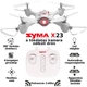 SYMA X23 kamera nélküli drón egygombos felszállás és landolással, automata magasságtartással