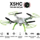 SYMA X5HC Phantom mini 4CH+ 6-tengelyes giroszkóp+HD CAM +2,4GHz (LCD) +barometrikus szenzor